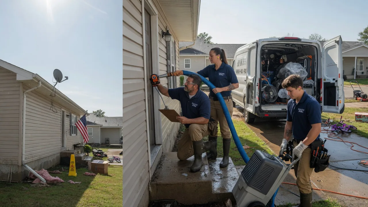 Ceiling Water Damage Restoration in Ellinger, TX near me