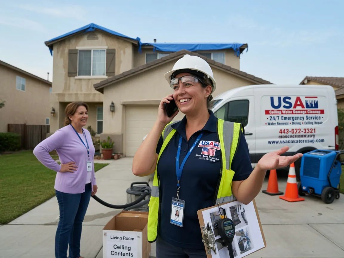 Ceiling Water Damage Restoration Ellinger, TX FAQs